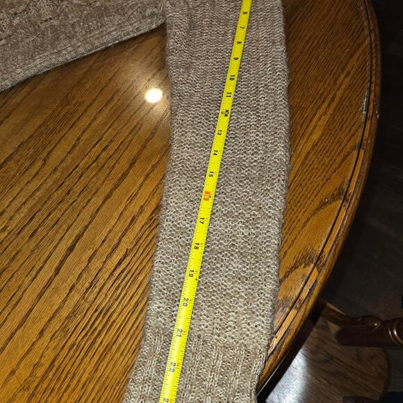 Say What? Long cardigan tan. Womens medium - Picture 5 of 8